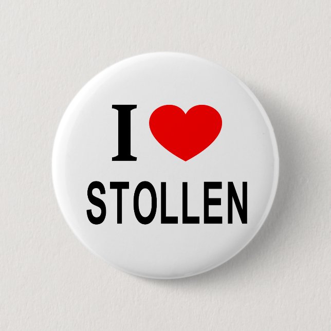 Jag ❤️ STOLLEN JAG ÄLSKAR STOLLEN JAG HJÄRTA STOLL Knapp (Framsida)