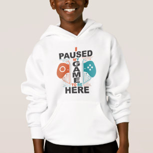 Jag stoppade min lek som här är pojkar t shirt