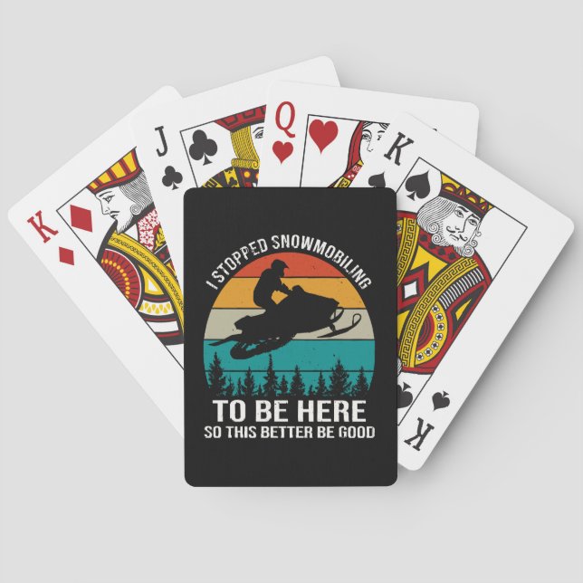 Jag stoppade soppmobilen att vara här casinokort (Baksidan)