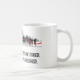 Jag stoppar inte när tröttade springermuggen för I Kaffemugg