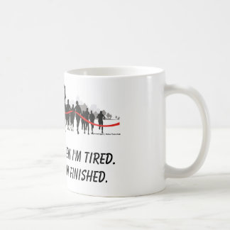 Jag stoppar inte när tröttade springermuggen för I Kaffemugg