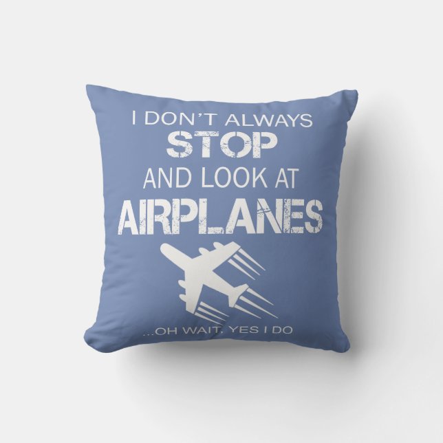 JAG STOPPAR INTE OCH SER ALLTID FLYGPLAN KUDDE (Framsida)