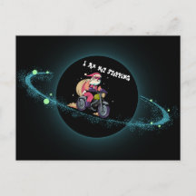 Jag stoppar inte vykortet