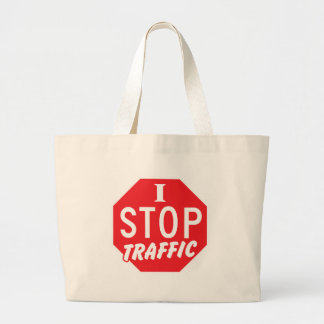 JAG STOPPAR trafikerar med ett rött stopp Jumbo Tygkasse
