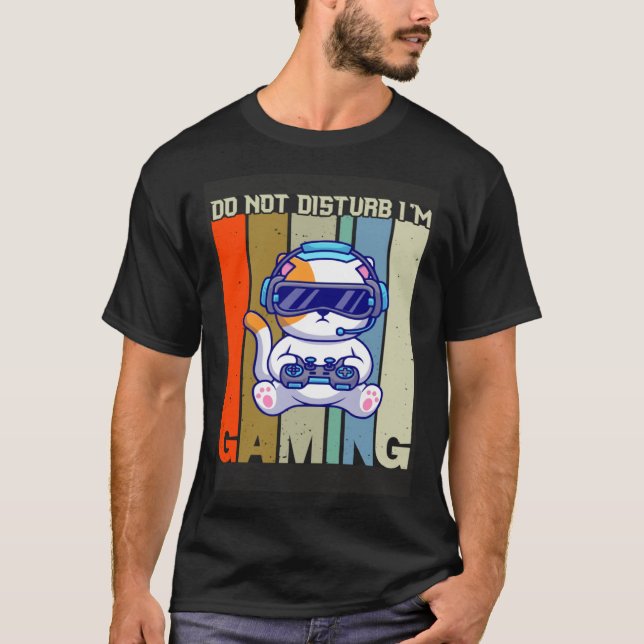 Jag stör inte spelandet t shirt (Framsida)