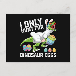 Jag stöter bara på dinosaur Eggs Påsk t Rex Vykort