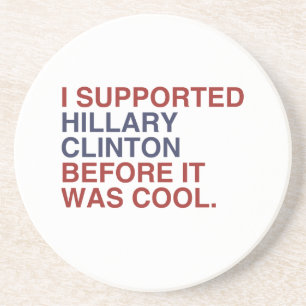 JAG STÖTTADE HILLARY CLINTON, FÖR DEN VAR KALL UNDERLÄGG SANDSTEN
