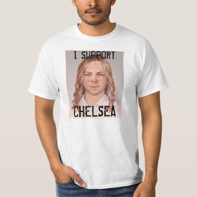 Jag stöttar Chelsea att bemanna Tee (Framsida)