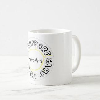 Jag stöttar CJ-muggvit Kaffemugg