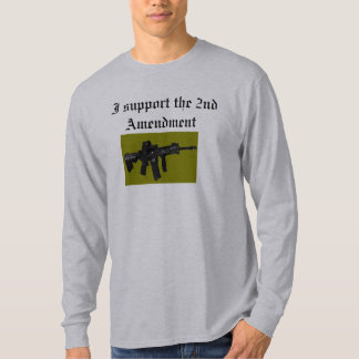 Jag stöttar den 2nd rättelsen tee shirt