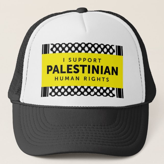 Jag stöttar den palestinska mänsklig keps (Framsida)