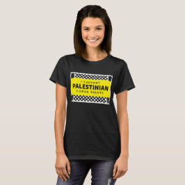 Jag stöttar den palestinska rättighetertshirten - t shirt