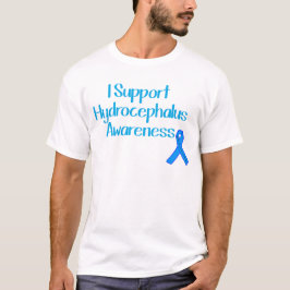 Jag stöttar Hydrocephalusmedvetenhet T-shirt