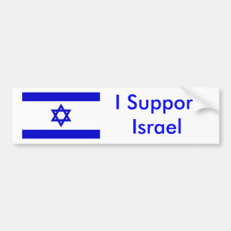 Jag stöttar Israel Bildekal
