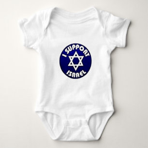 Jag stöttar Israel - davidsstjärnaמגןדוד Tee Shirt