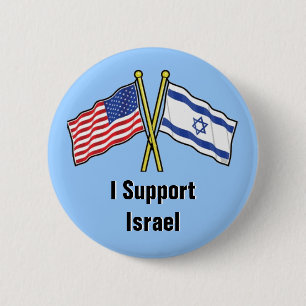 Jag stöttar Israel knäppas Knapp