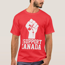 Jag Stöttar Kanada - Stolt Kanadensare T Shirt