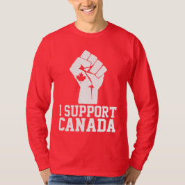 Jag Stöttar Kanada - Stolt Kanadensare T Shirt