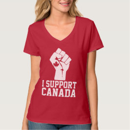 Jag Stöttar Kanada - Stolt Kanadensare T Shirt