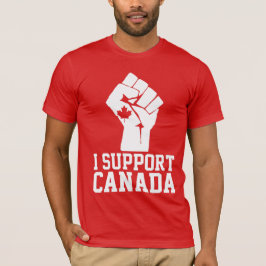 Jag Stöttar Kanada - Stolt Kanadensare T Shirt