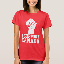 Jag Stöttar Kanada - Stolt Kanadensare T Shirt