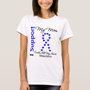 Jag stöttar min mammakoloncancer tee shirt