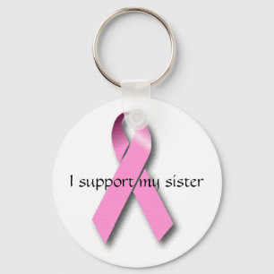 Jag stöttar min syster Keychain Nyckelring