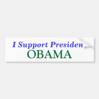 Jag stöttar presidenten, OBAMA Bildekal
