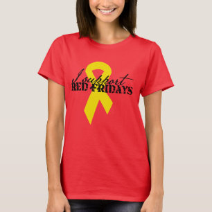 Jag stöttar röda fredagar t shirt