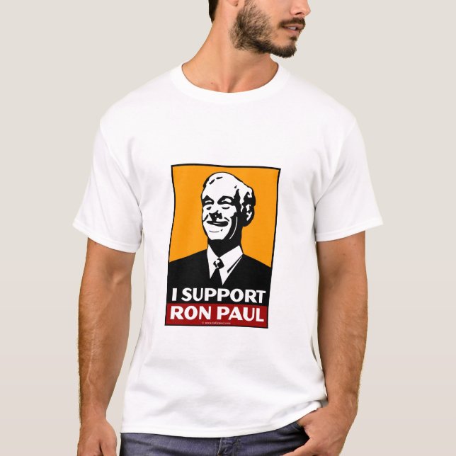 Jag stöttar Ron Paul - 1 T-shirt (Framsida)