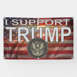 Jag stöttar trumf och flagga