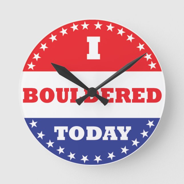 Jag stötte i dag rund klocka (Framsida)