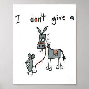 Jag struntar fullständigt poster