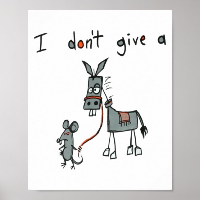 Jag struntar fullständigt poster (Framsidan)