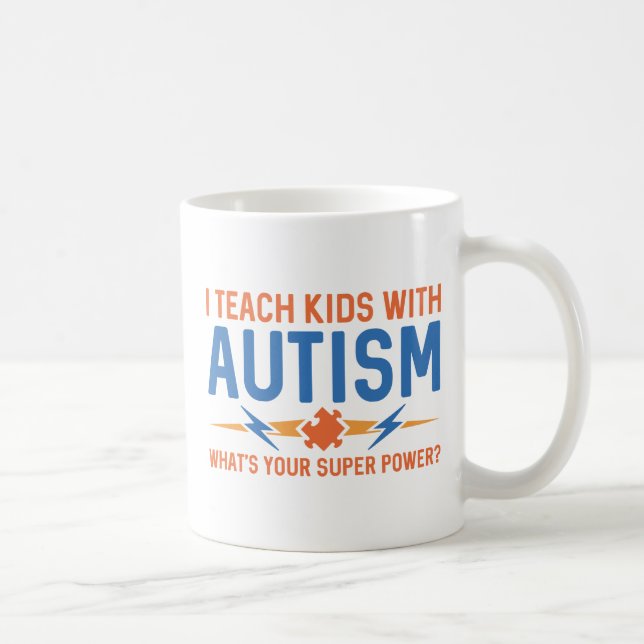 Jag studerar barn med autism kaffemugg (Höger)