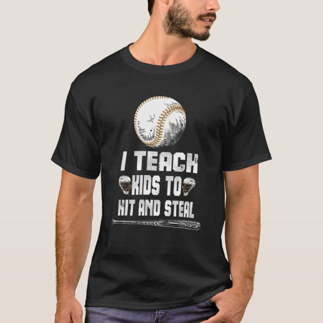 Jag studerar barn till Slå och stala - baskerska T Shirt (Framsida)