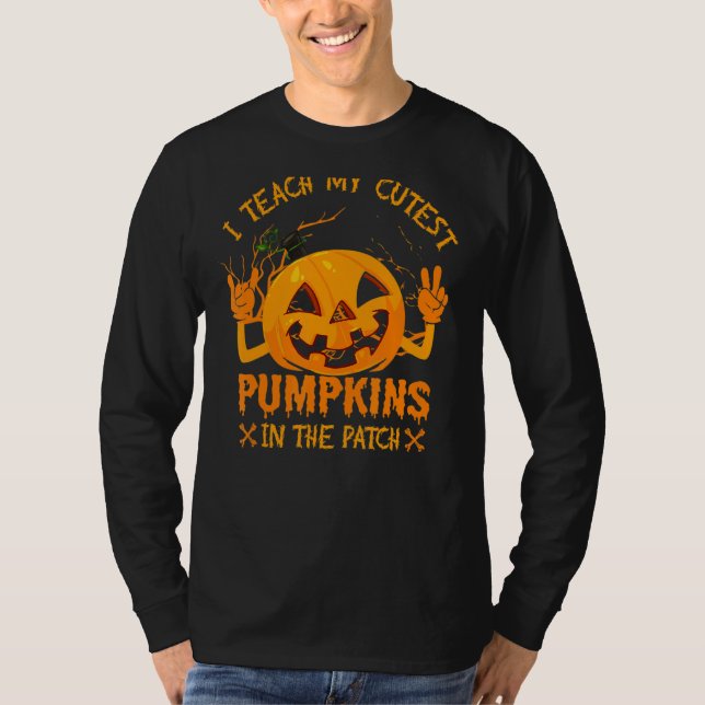 Jag studerar de bästa piskorna i Patch Hallowee T Shirt (Framsida)