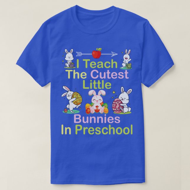 Jag studerar de kutaste små buninerna i Preschool  T Shirt (Design framsida)