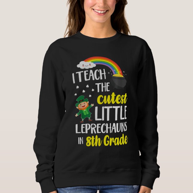 Jag studerar de minsta Leprechaunsarna 8:e Klass P T Shirt (Framsida)
