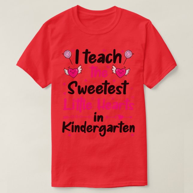 Jag studerar de sötaste små hjärterna Kindergarten T Shirt (Design framsida)
