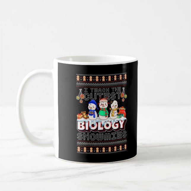 Jag studerar den kutaste biologins snömier Ugly Sw Kaffemugg (Vänster)