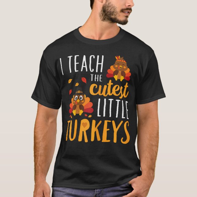 Jag studerar den kutaste lilla kalkonen T Shirt Sc (Framsida)