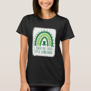 Jag studerar den kutaste lilla Leprechaun Teacher T Shirt