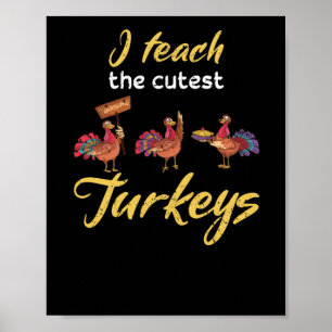 Jag studerar den kutaste lilla turkiska skolan poster
