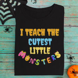 Jag studerar den kutaste monsterläraren Halloween T Shirt
