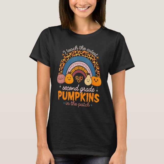 Jag studerar den kutaste pumpkins Halloween andra  T Shirt (Framsida)