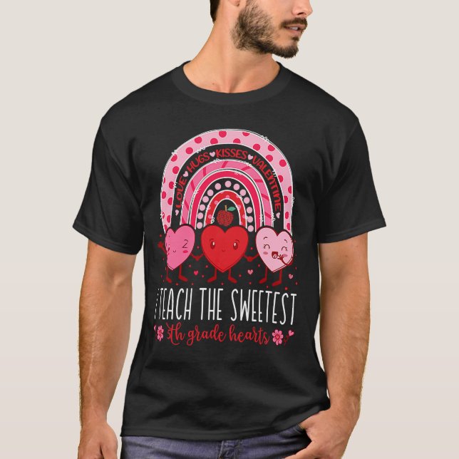 Jag studerar den sötaste 5:e Klass Hearts-läraren  T Shirt (Framsida)