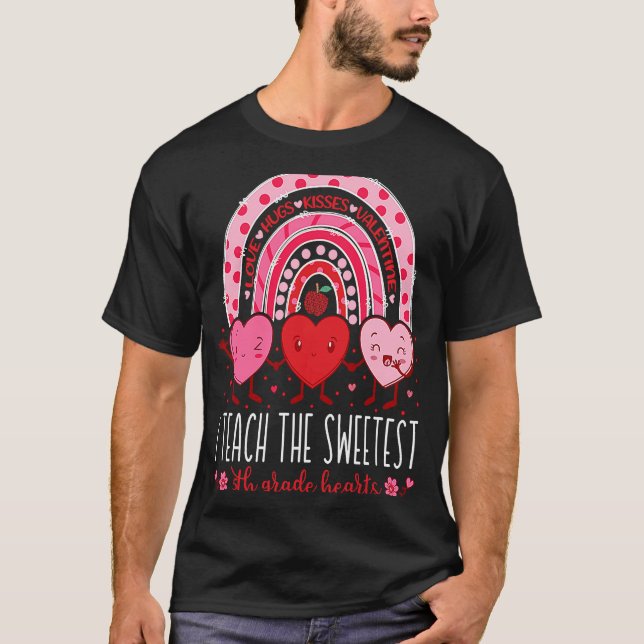 Jag studerar den sötaste 5:e Klass Hearts-läraren  T Shirt (Framsida)