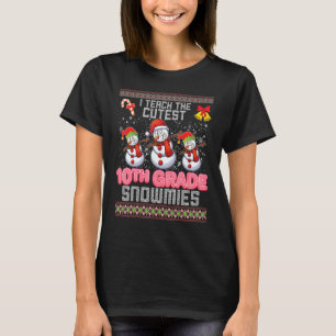 Jag studerar det tjusta 10:e Klass-snön Dabbing Ug T Shirt