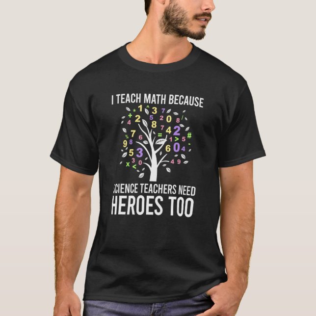 Jag studerar matematik eftersom forskarlärarna beh t shirt (Framsida)